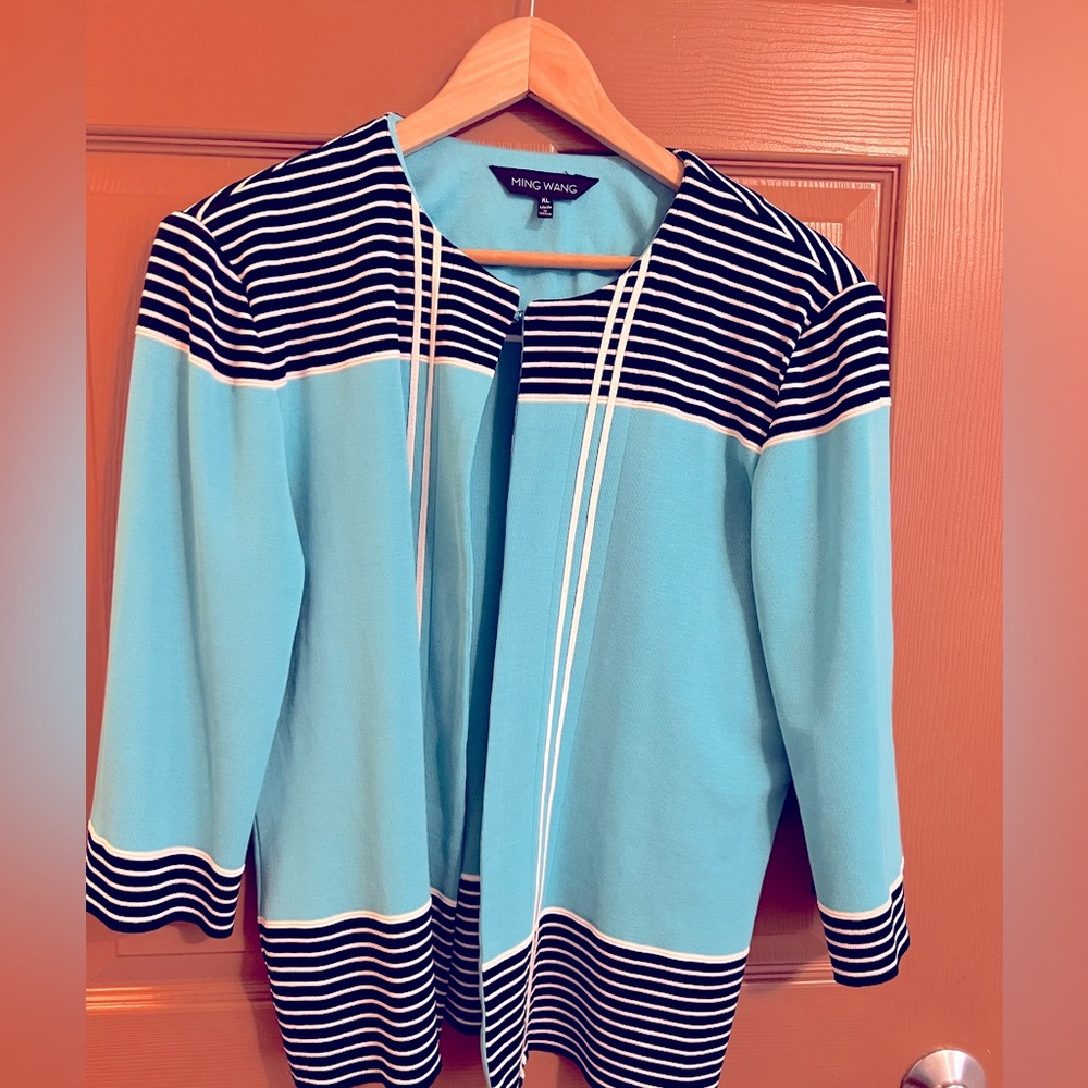 Ming Wang Knit jacket size XL